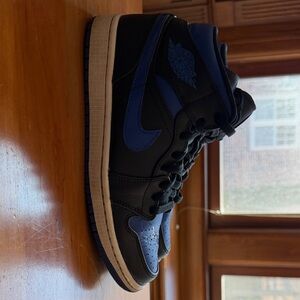 Jordan Retro Black and Blue High-Tops